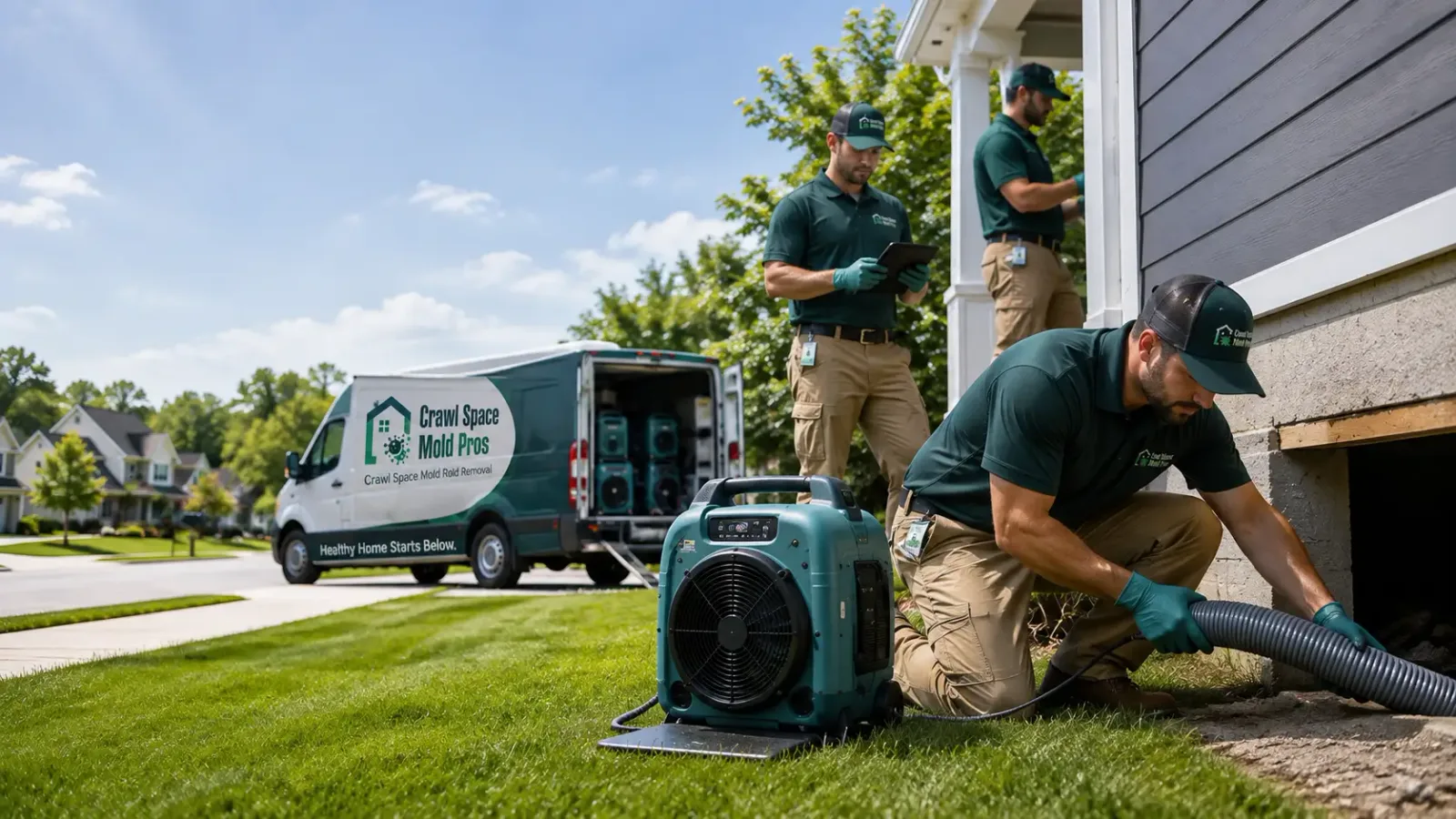 Crawl Space Mold Removal in Steubenville, OH